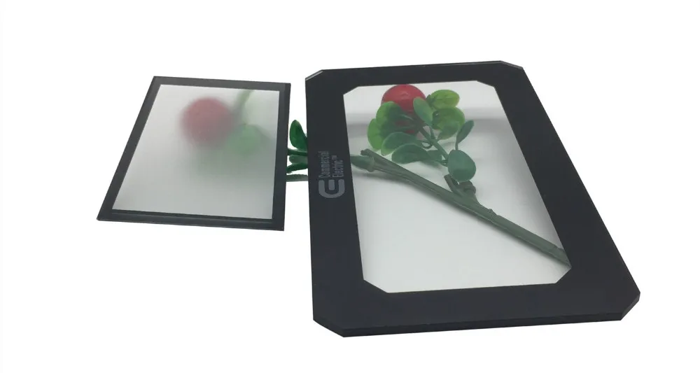 Custom Tempered 1.5mm 3mm 7 Inch 8 Inch Smart Touch Sensitive Tempered Glass Panel for Face Recognition Capacitive Display