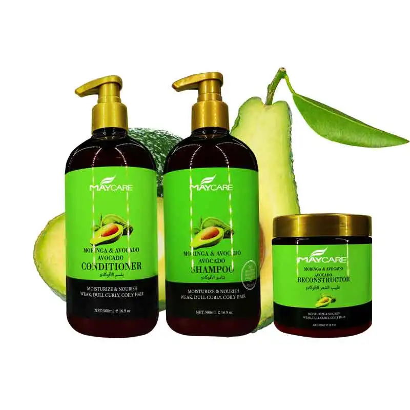 Organic Avocado Hair Food Deeply Repair 3-in-1 Dry Hair Mask Treatment