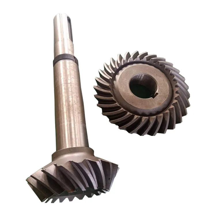 
high precision customized casting hardened new DCY bevel gear and shaft 