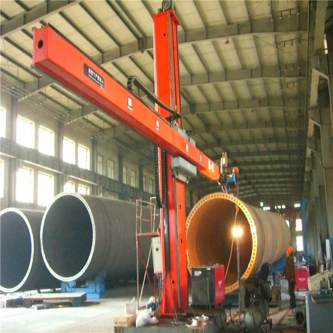 Column and boom automatic welding manipulator