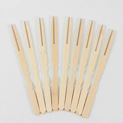 Promotion Hot Sale At Affordable Price Mini Wooden Forks Disposable Fruit Fork
