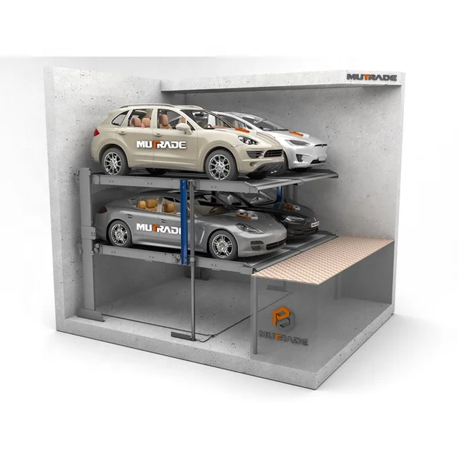 Residential Pit Garage Parking Underground Car Lift Elevator