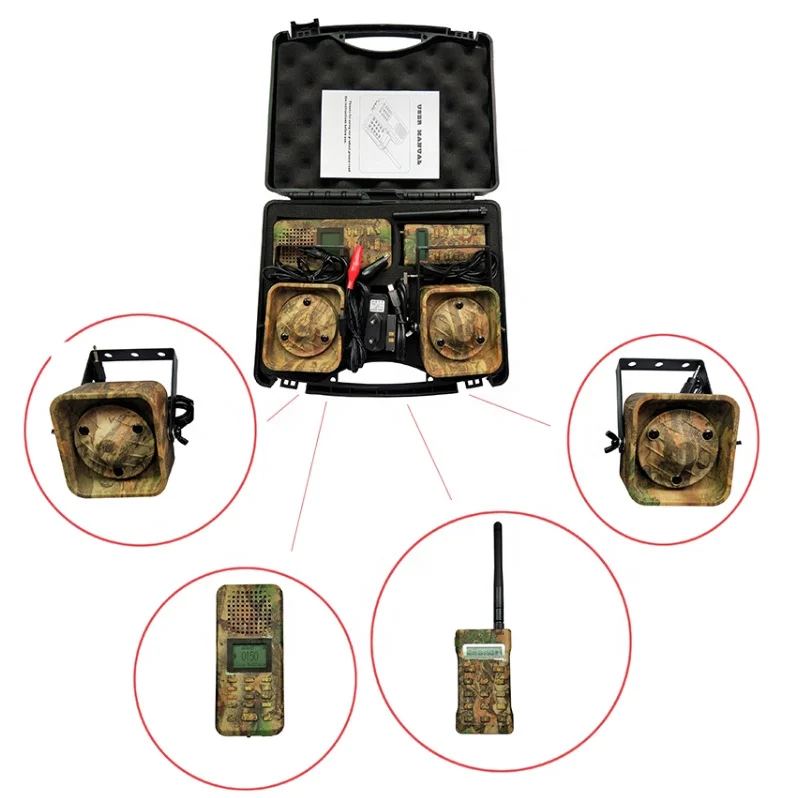 Russia Hot Selling Plastic Mp3 Duck Caller Wild Goose Hunting Decoy With 2200mAh Rechargeable Battery