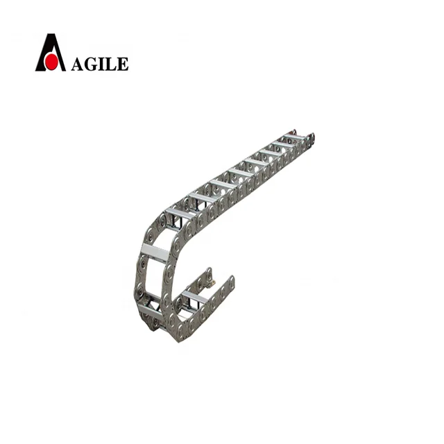 II type New Flexible Steel Cable Drag Chains Metal energy hose wires drag tracks cable chain for automation equipment