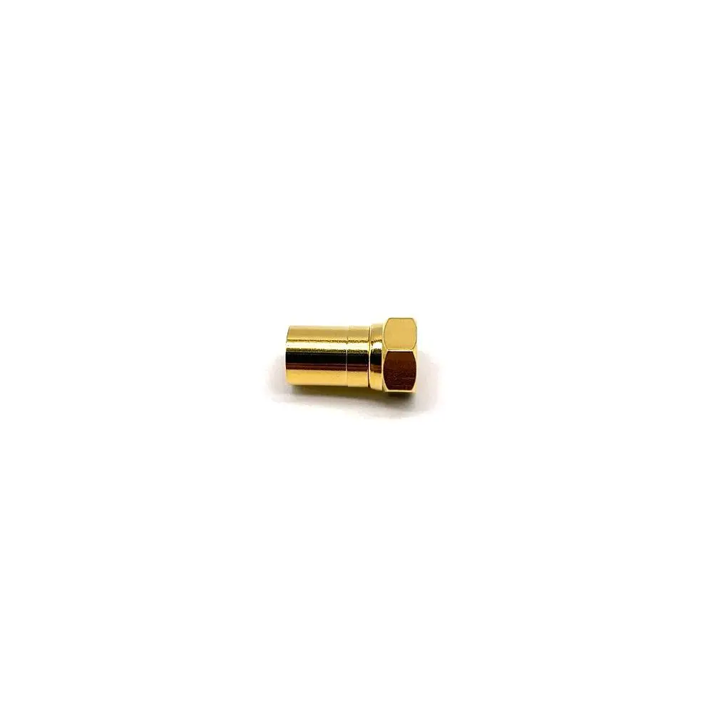 Gold Plated RG58 RG59 RG6U Crimping Type F Quick Plug