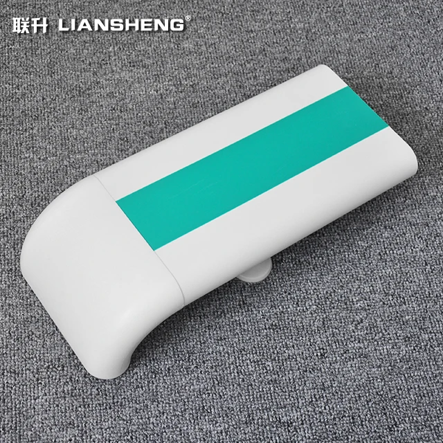 Hospital Metal Wall Hand Railings PVC Plastic Hospital Baluster Wall Guard Rail Hospital Wall Mounted PVC Plastic Handrail