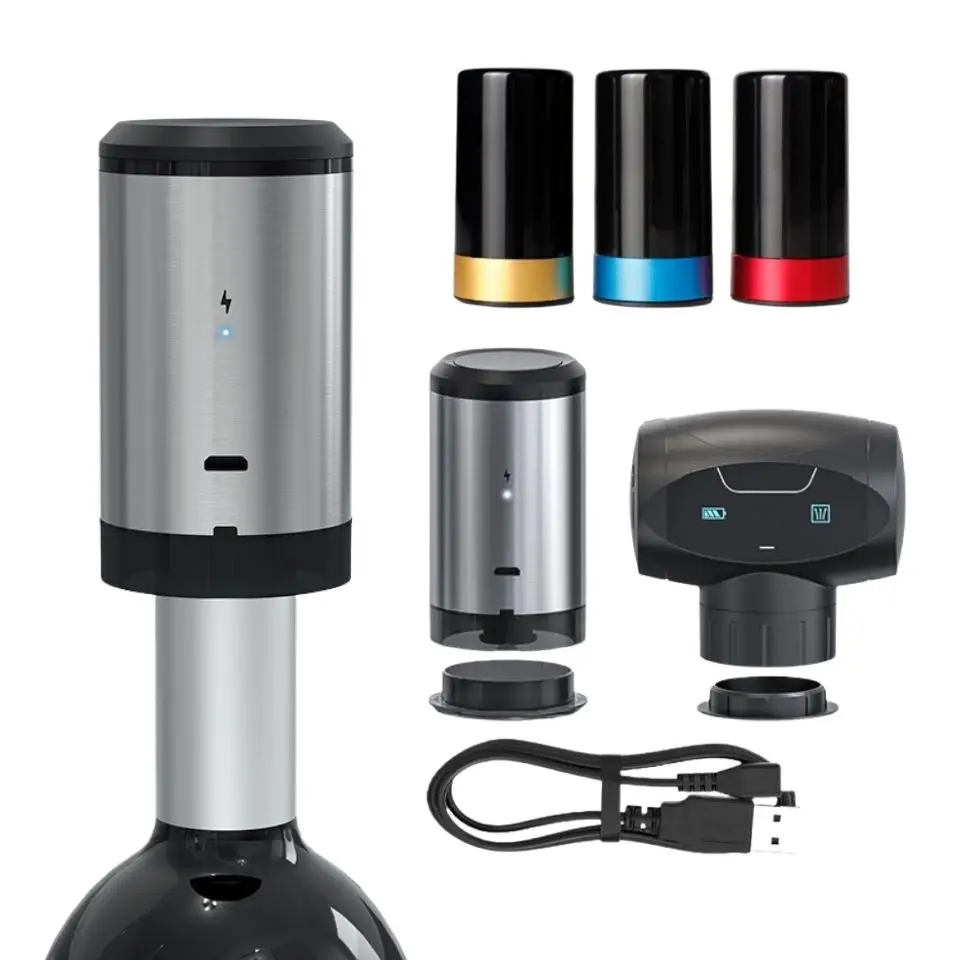 Manufacturer New Product Electric Wine Stoppers Automatic Vacuum Wine Saver Pump