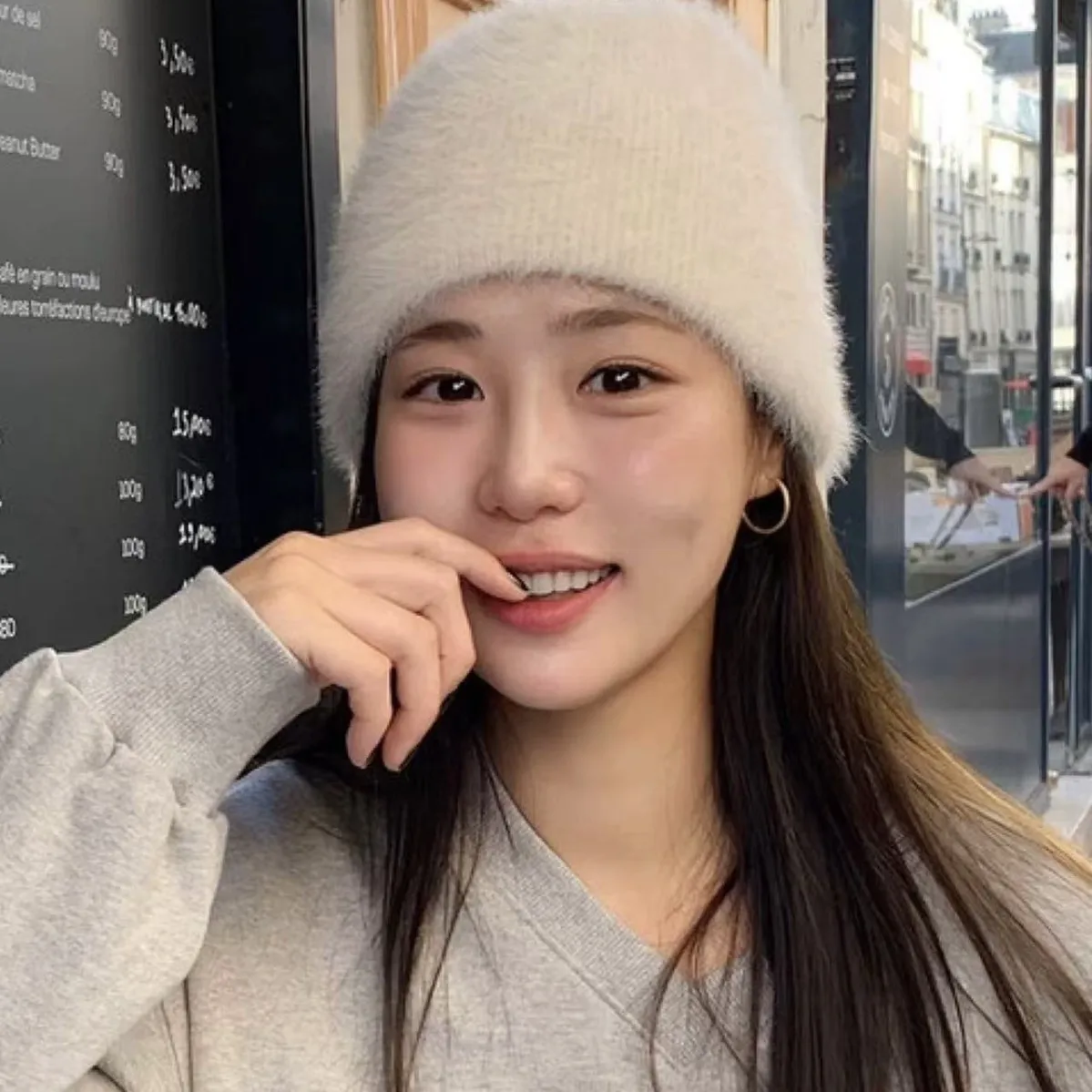 pure color designer fleece beanie hats with custom logo high quality winter hats beanie girls fur knitted beanie caps for women