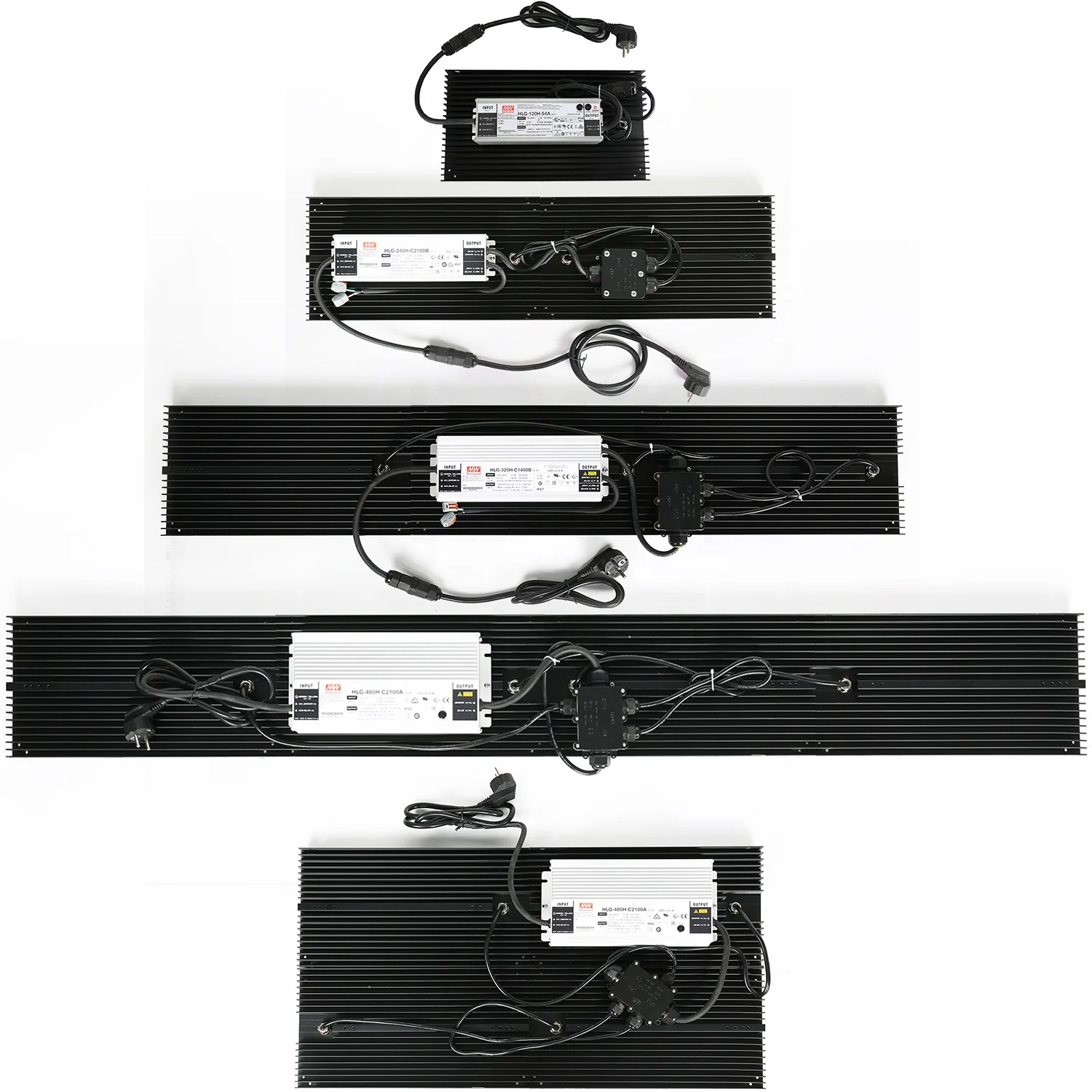 120W MW Driver&Heatsink QB288V2 Plant Grow Light LM301B LM561C LM561H LM301H LED Grow Light