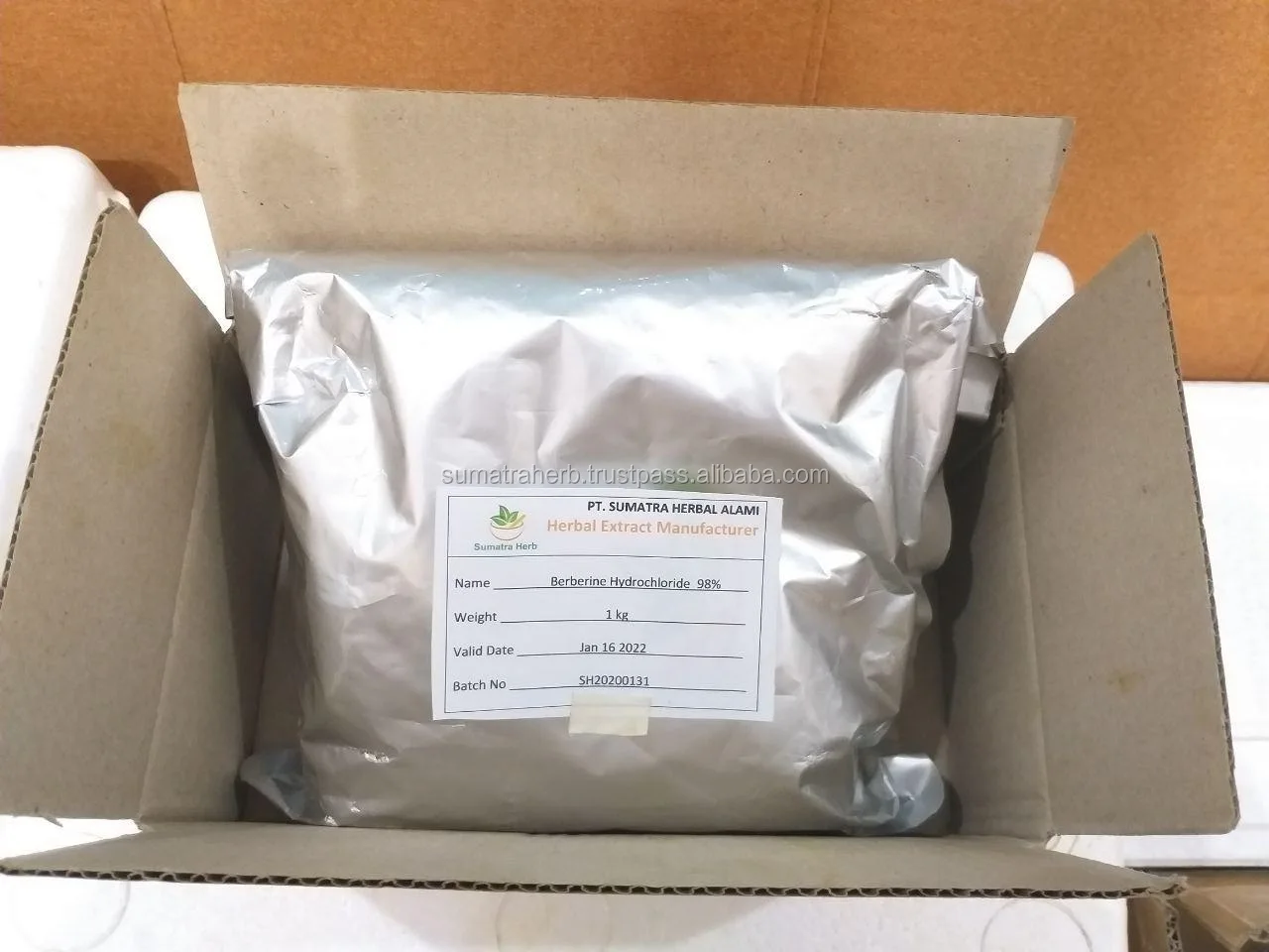 
Goldenseal Root Extract 98% Berberine HCL Berberine Hydrochloride 