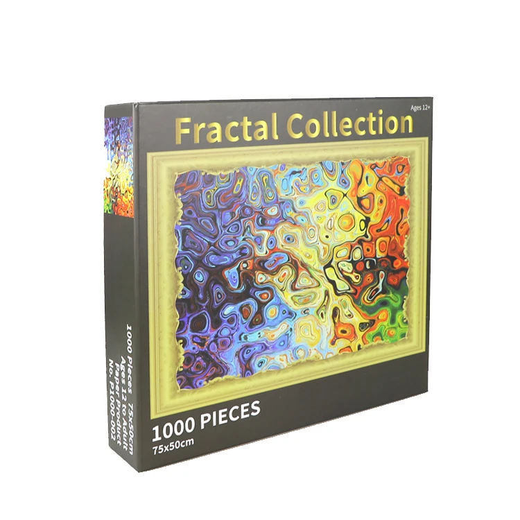 Factory Paper Custom  Round 1000 pieces Jigsaw Puzzle