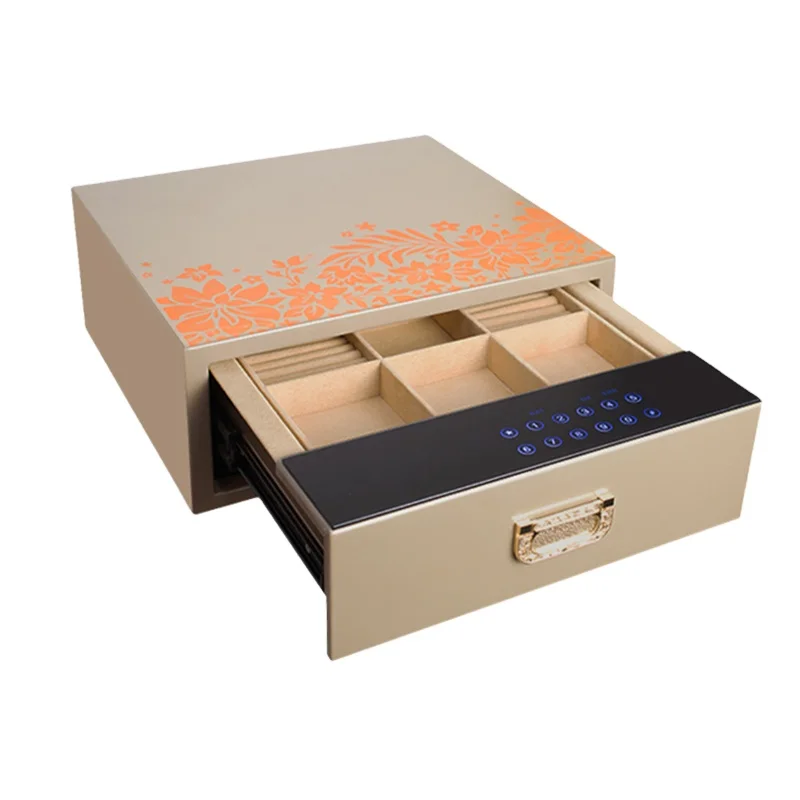 Ящик с сенсорным экраном, сейф, ящик для ювелирных изделий, денег, отпечатков пальцев, безопасная умная Скрытая мебель, цифровой ящик, сейфы