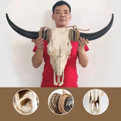 Абстрактная скульптура из костяной головы животного 3d настенная Головы Быка