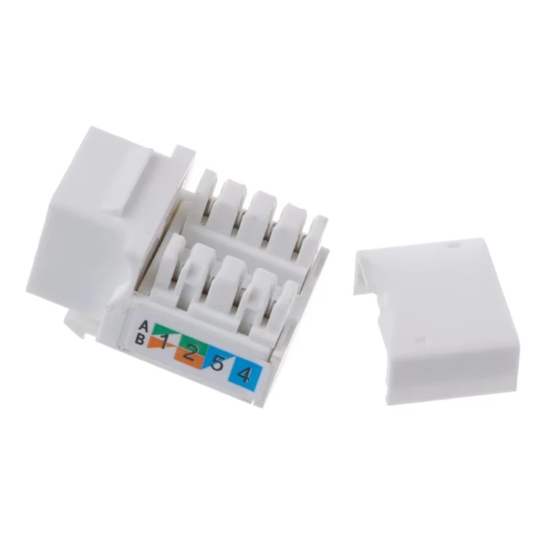 Rj45 Keystone Connector 180 Degree  CAT6 UTP Modular Jack RJ45 Cat6 Keystone Jack