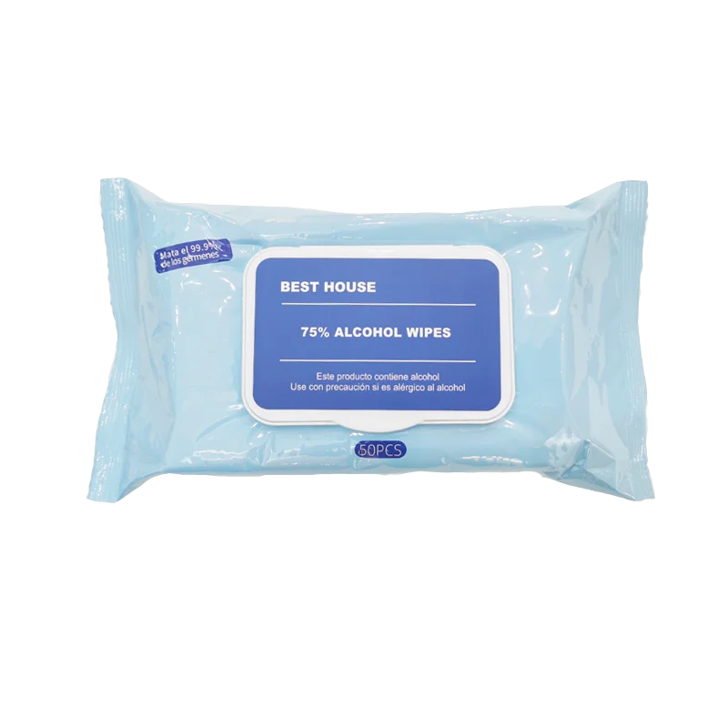 Alcohol free antibacterial sanitizing hands wipes disinfectant cleaning wipes kill 99% of germs gentle and soft