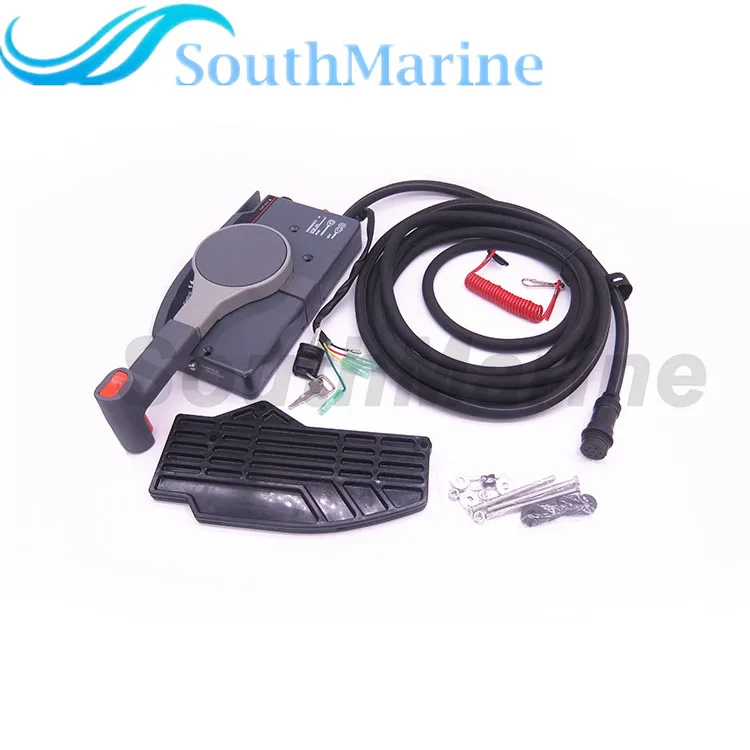 703 Outboard Remote Control Box Parts for Yamaha Boat Engines 7P 10P Push Pull