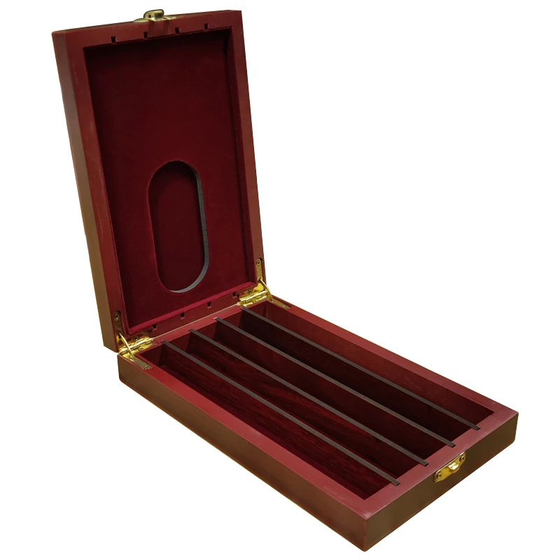 Small size convenient usage premium quality cigar wooden box with 5pcs seats