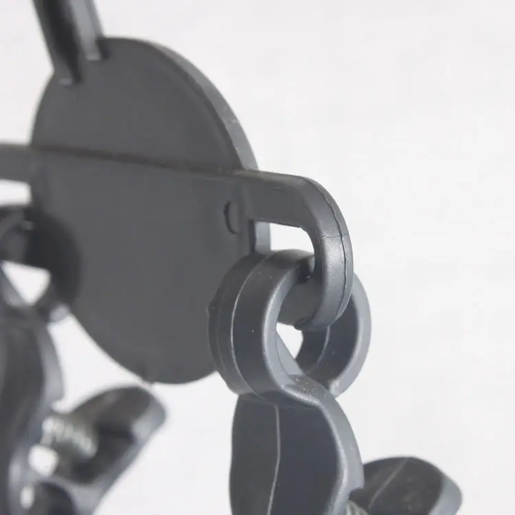 GREENSIDE Wholesale Hook-type Sturdy Black Dual-use Double Plastic Clothes Pegs