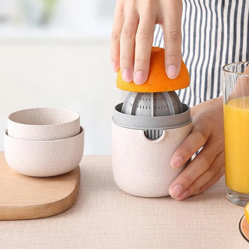 
Manual Lemon Juicer Mini Fruit Juicer Manual Orange Citrus Squeezer Machine Fruit Squeezer Stick Blender 