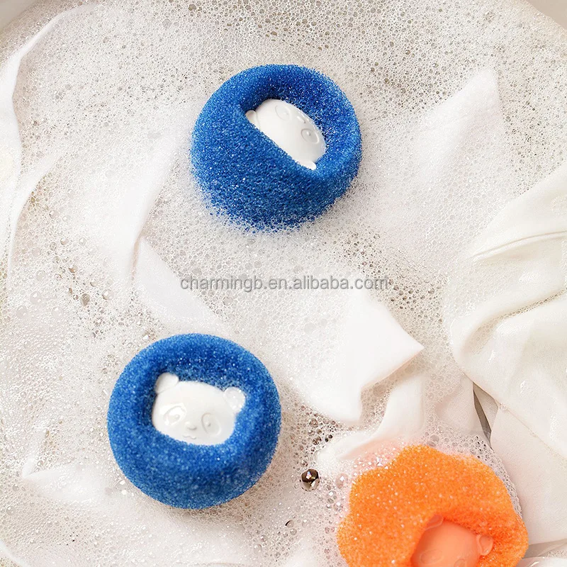 Лидер продаж на Amazon, многоразовая анти-обмоточная губка для мытья ворса из ТПР, шарик для стирки стиральной машины