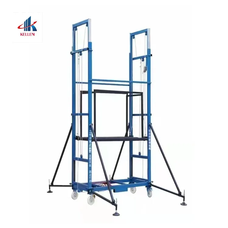 500 кг электрическая подъемная лестница и строительные леса 2-6 метров для украшения строительства дистанционное управление