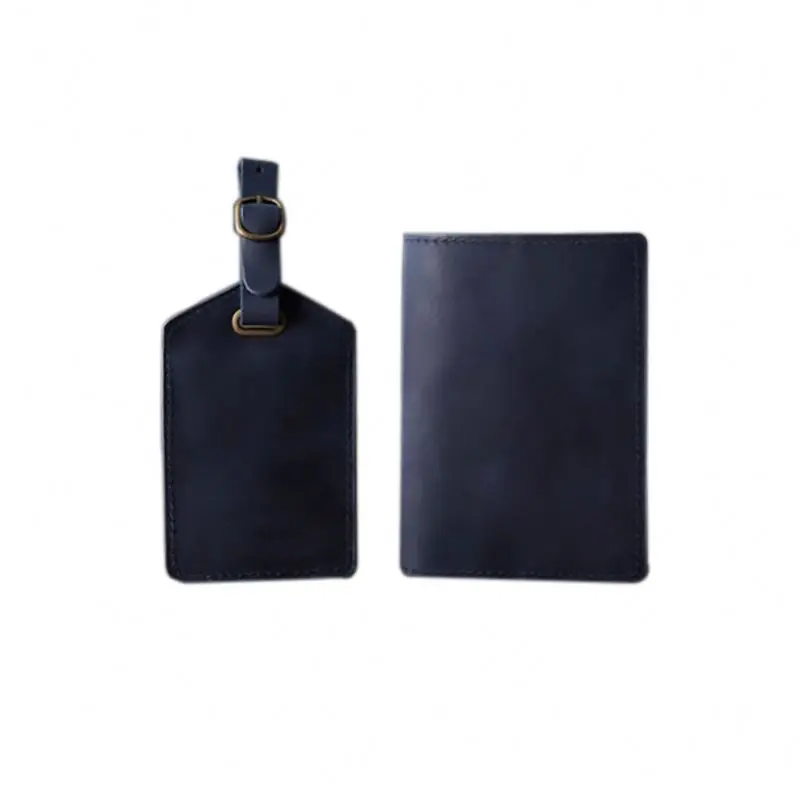 Hang leather tags Wholesale Custom brand label embossed custom leather tags