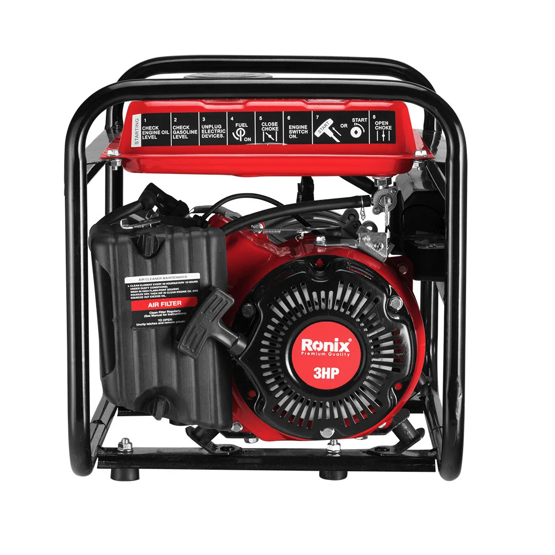 Ronix RH-4703 Outdoor Portable Power Generator 1200W 5L Silent Gasoline Inverter Generator 110V 220V