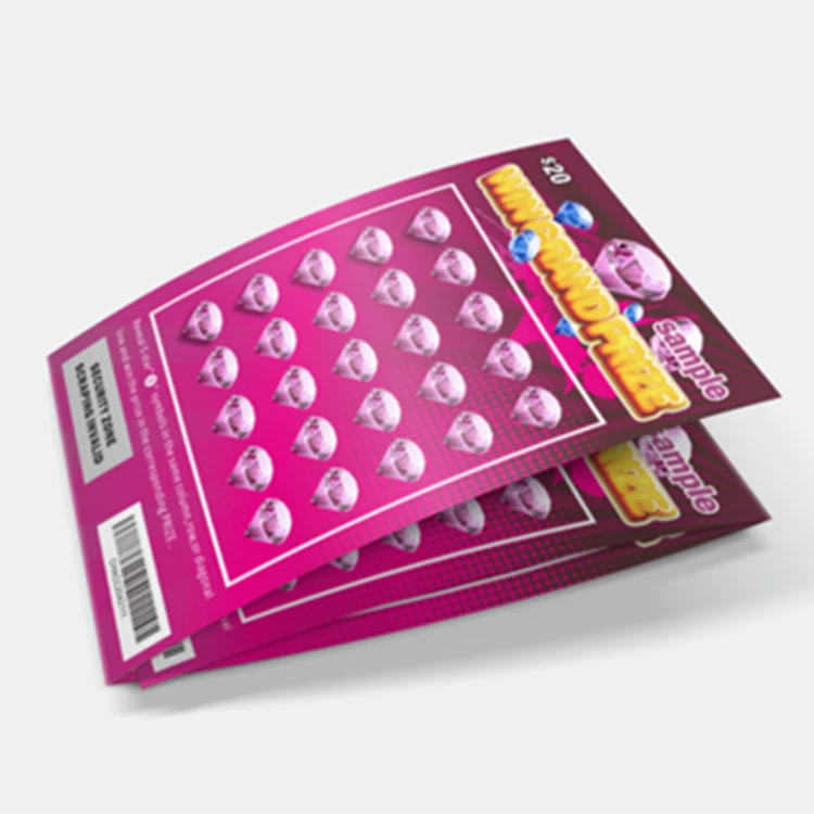Factory Supply Custom Lottery Tickets Scratch Off Lottery Tickets Online