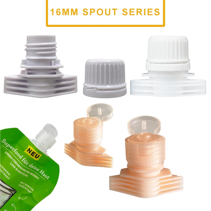 Wholesale Flexible Packaging Food Grade Pouch Spout Cap Doypack Lids