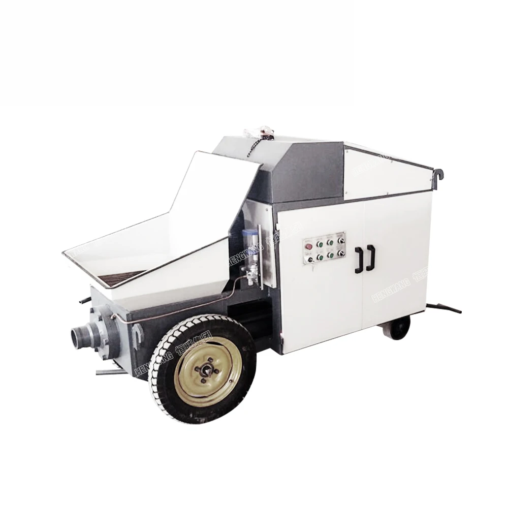 Chinese CE/ISO 30KW 40HP portable concrete trailer pump cement pump machine concrete mortar