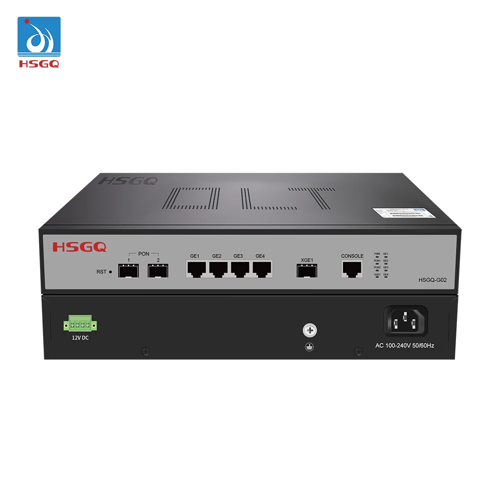 2port Mini Olt Gpon 2 pon ports interface board gpon gepon mini olt SFP module fiber ftth Olt