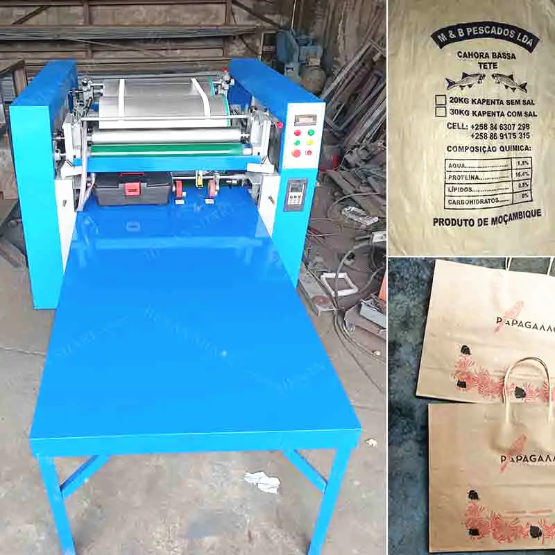 Plastic Shopping Paper Polythene Bag Logo Printing Print Machine Small