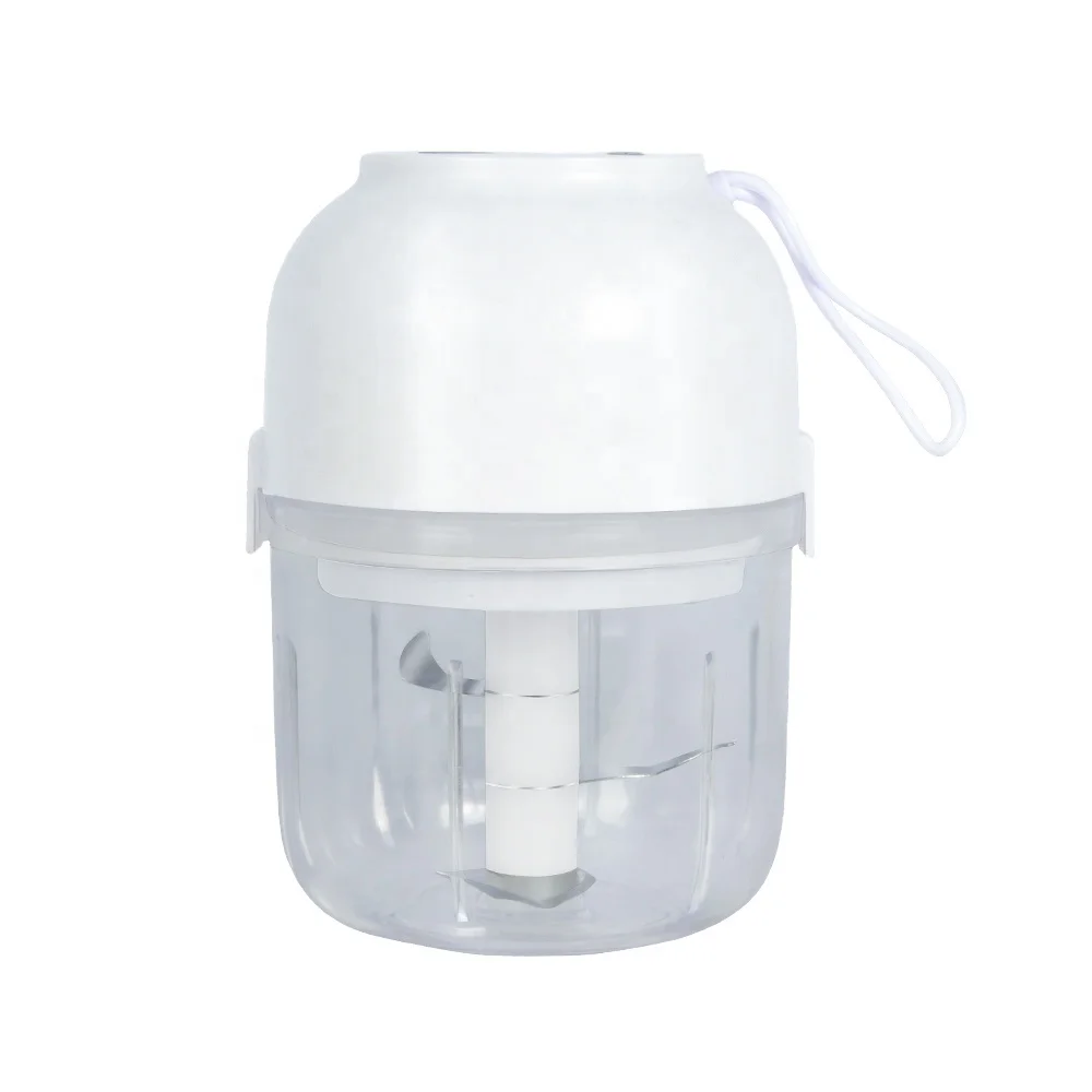 Factory Mini Food Processor, Electric Garlic Chopper, Cordless Portable Small Blender Masher with 300 ML Cups USB Rechargeable
