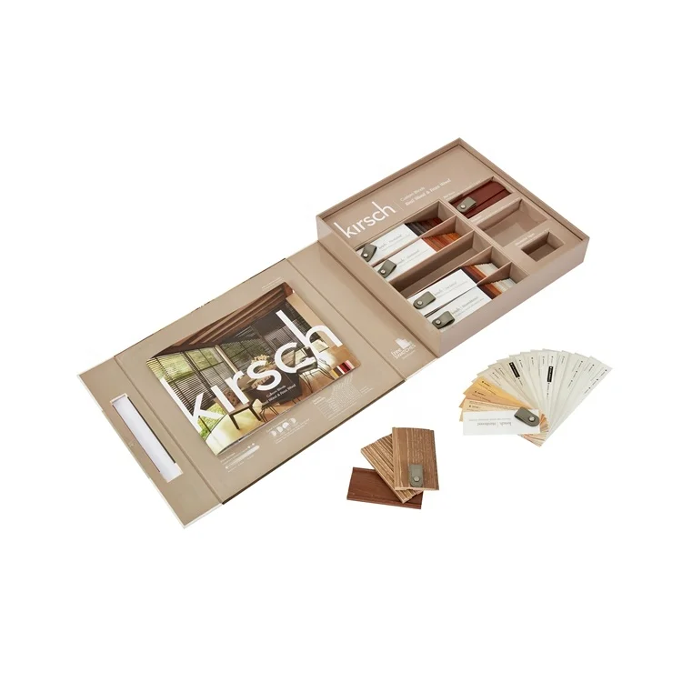Customized Swatch book For wood blinds