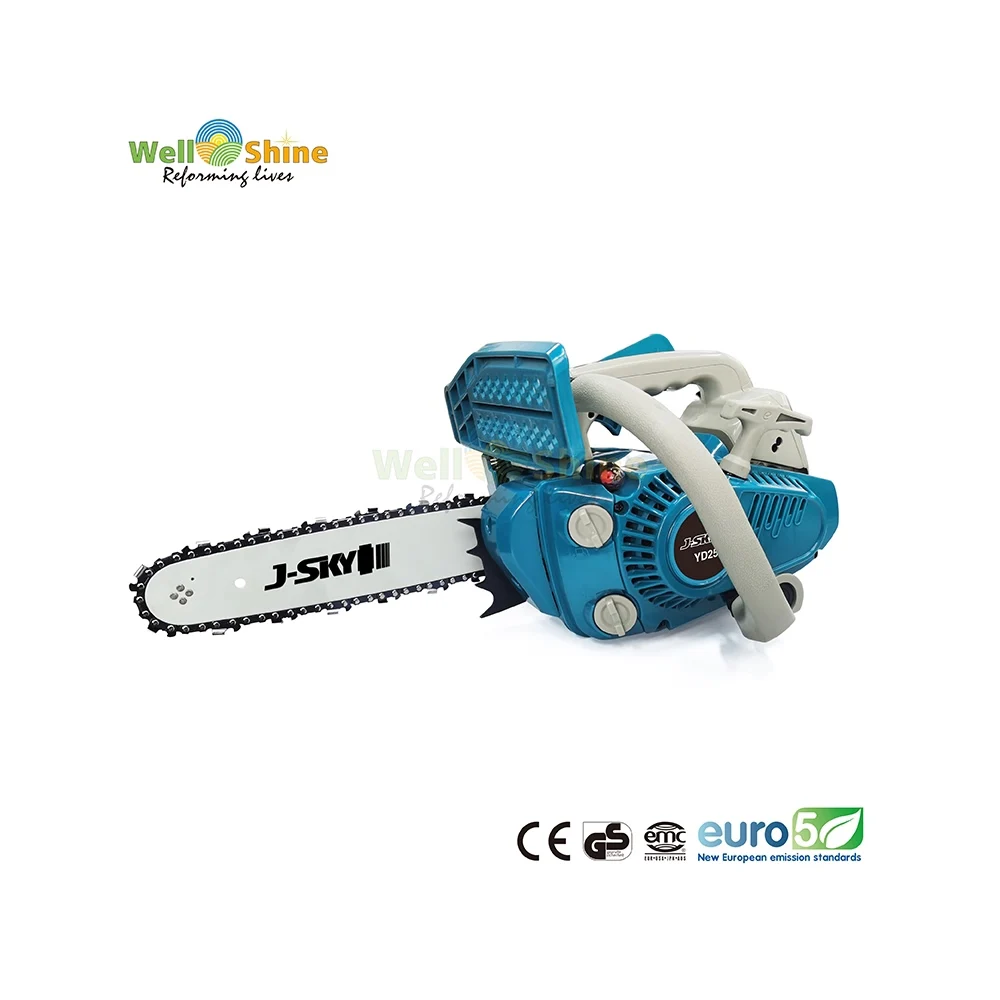 Mini Chain Saw 25cc Gasoline 2500 Top Handle 2 Stroke 2500 one hand chainsaw Chinese Small Professional 25cc chainsaw