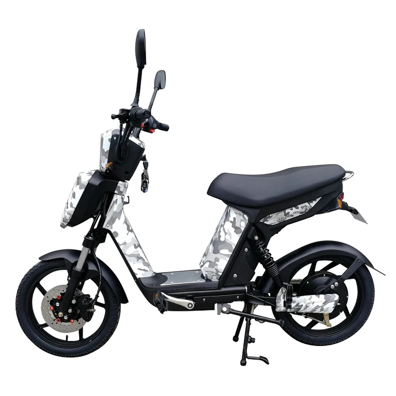 Best 350w 48V 12Ah Road Legal Fast Electric Moped Scooter Manufacturer Powerful E Moped City Electric Bike For Adults