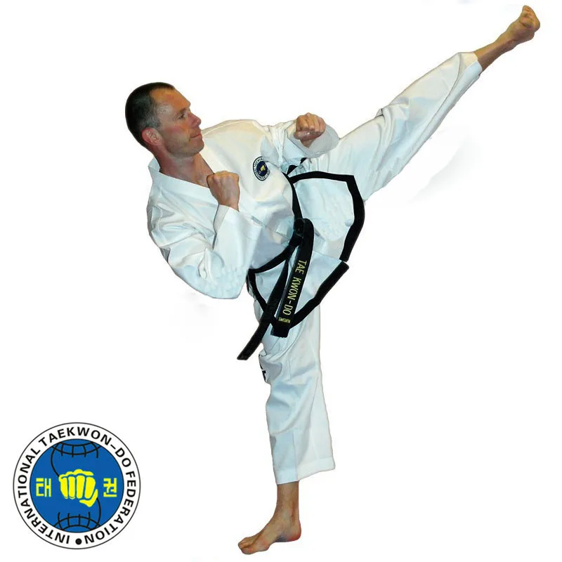 ITF White Twilled Taekwondo Uniform for Kids