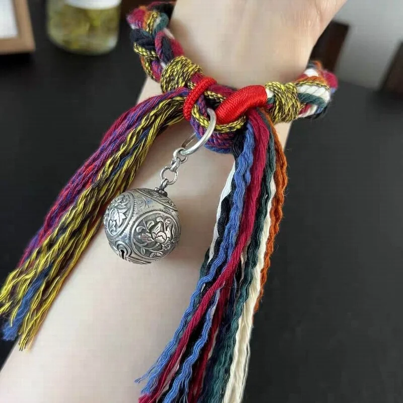 1 0 мм Ручная натибетская хлопчатобумажная нить для макраме плетеная веревка рукоделия кисточки бисероплетение