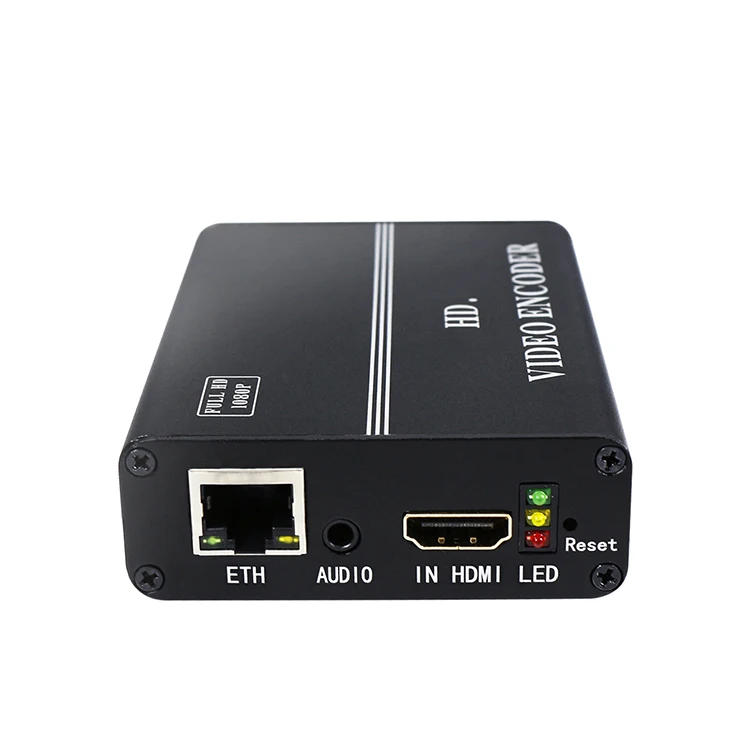 Haiwei H.264 MPEG-4 HD HDMI Encoder IPTV Encoder for YouTube, Facebook Game Capturing, ONVIF for CCTV Monitoring