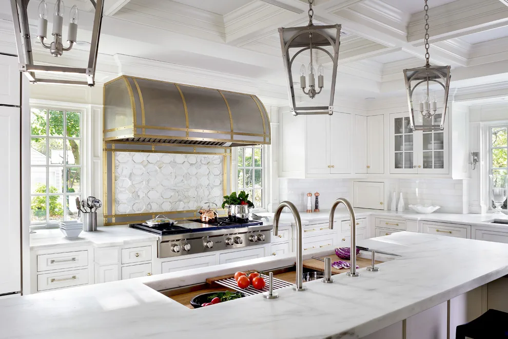 2024 home modern custom made kitchen cabinets wood shaker white