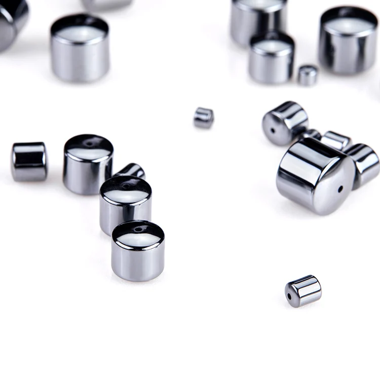 Оптовая продажа, гематитовые барабанные бусины, гематитовые бусины на заказ