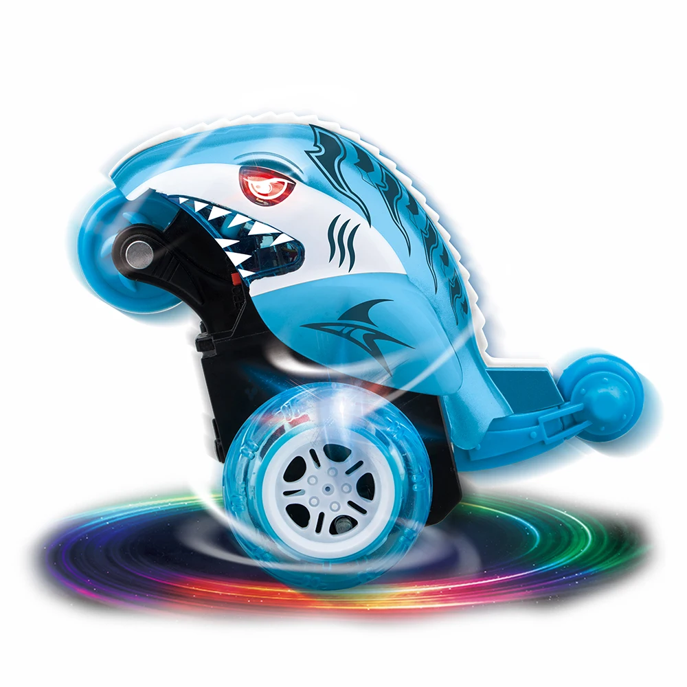 
Kids 4 Channel R/C High Speed Racing Car Toy Remote Control Shark Stunt Car 
