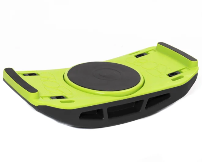 2021 New Products Factory Green Wholesale Magic Stepper ABS Wobble Balance Board Abdominal training Equipment With Two Ropes (1600337125294)