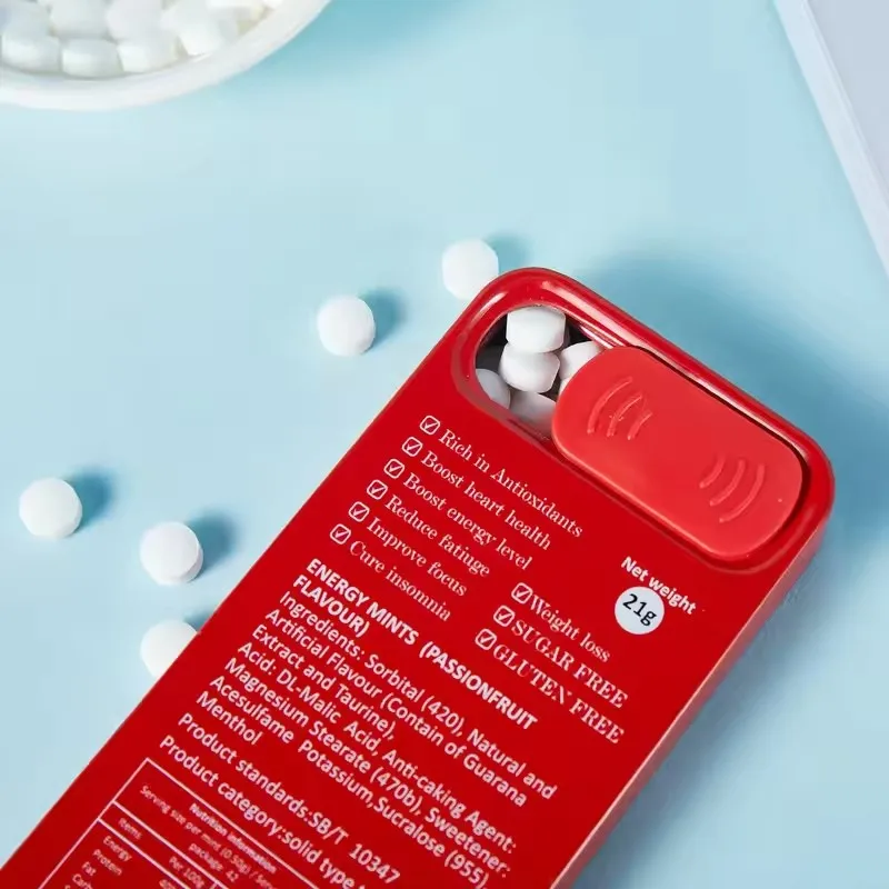 Factory wholesale high quality mint candy no sugar fresh mint candy slice snack candy