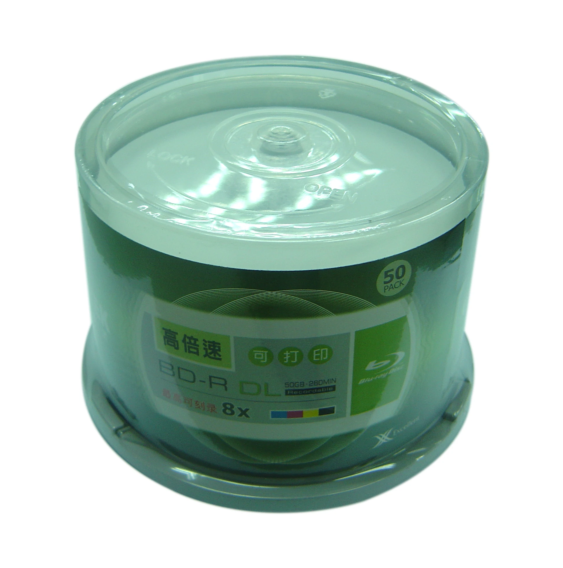 50 ГБ Blu ray диск DL BD-R 8x130 мин 50 шт. упаковка