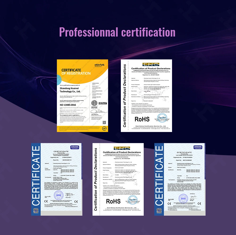 2024 Huamei 3 wavelength Titanium 808 nm Diode Laser 755 808 1064 Ice Platinum Diode Laser Epilator Epilation Machine for Sale