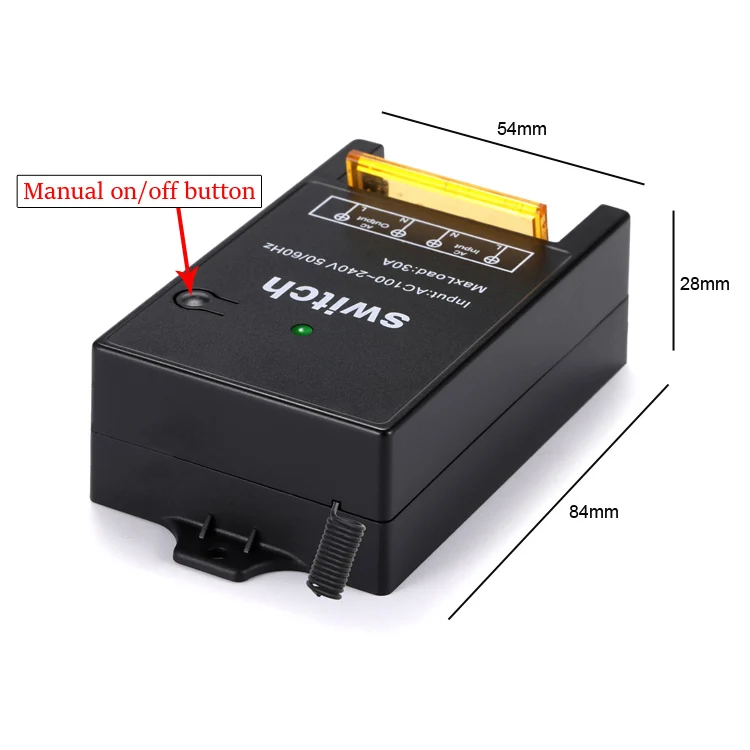 high quality high power outdoor ac 220v 110v home wall light RF intelligent digital  Wireless Remote Control Switches for motor