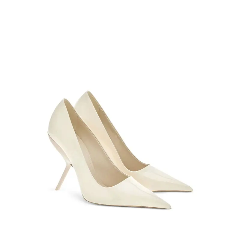 XINZI RAIN Private Label Ladies Pump Shoes Big Size 44 Elegant Point Toe Height Increasing Women Stiletto High Heels