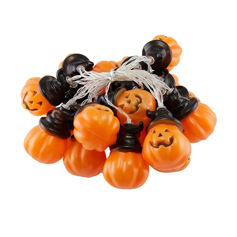 2024 New Halloween Pumpkin Light Battery Orange Light Post High Quality Mini Pumpkin Lights