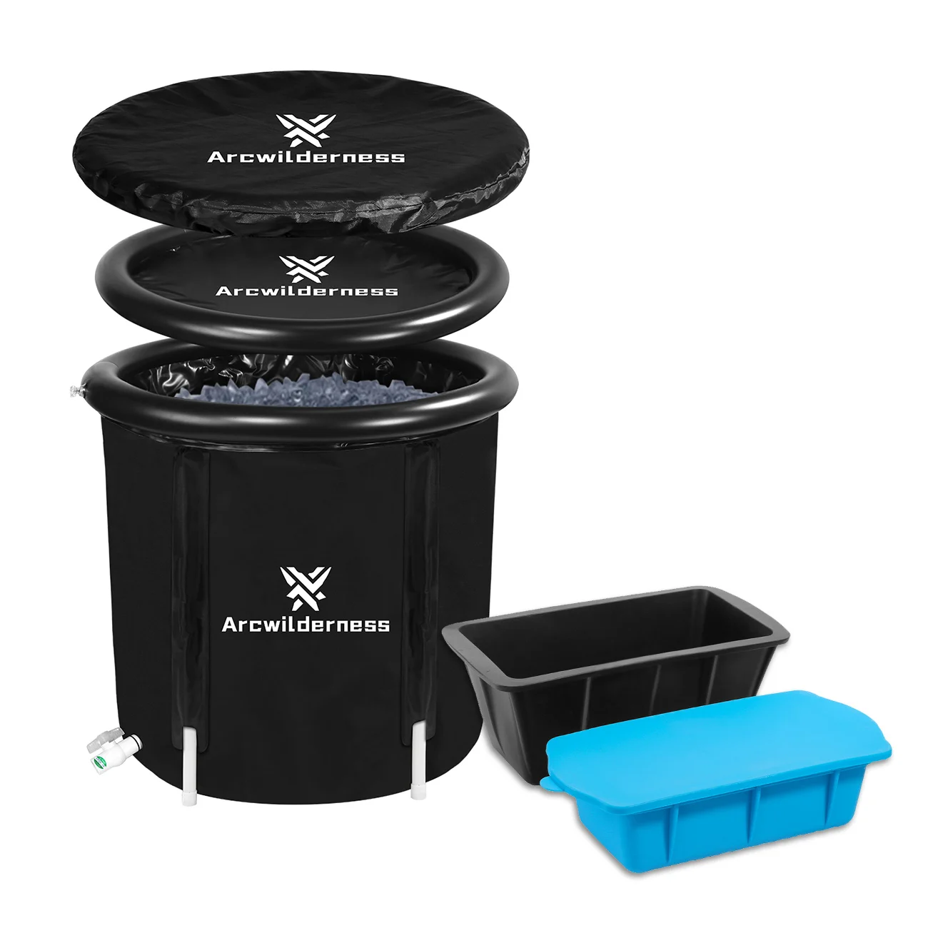 Big Ice Blocks Molds, Ice Tray Silicone, Ice Cubes for Cold Plunge or Coolers